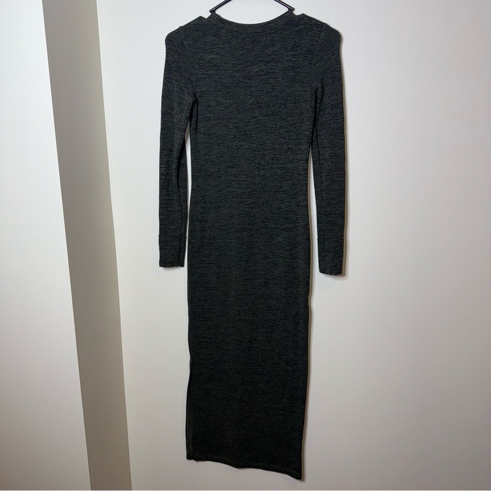 French Connection Charcoal Long Sleeve Dress - Picture 5 of 5